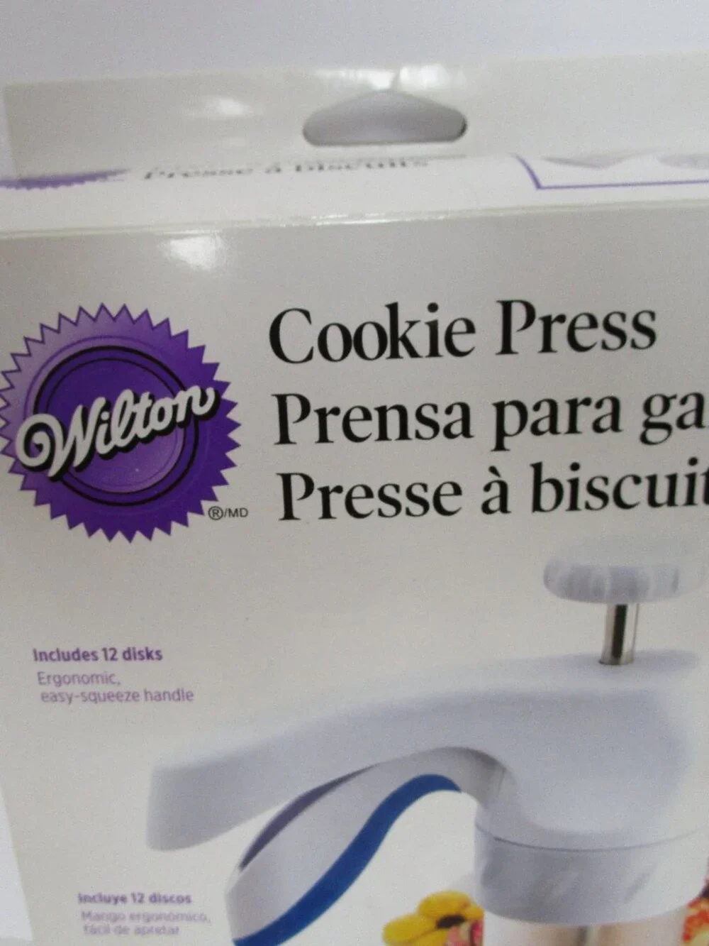 Wilton cookie press